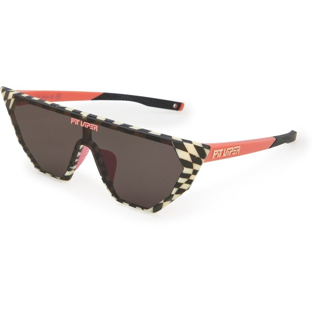 PIT VIPER The Victory Lame Showroom Sunglasses Checkered/Smoke NEW - Picture 2 of 11
